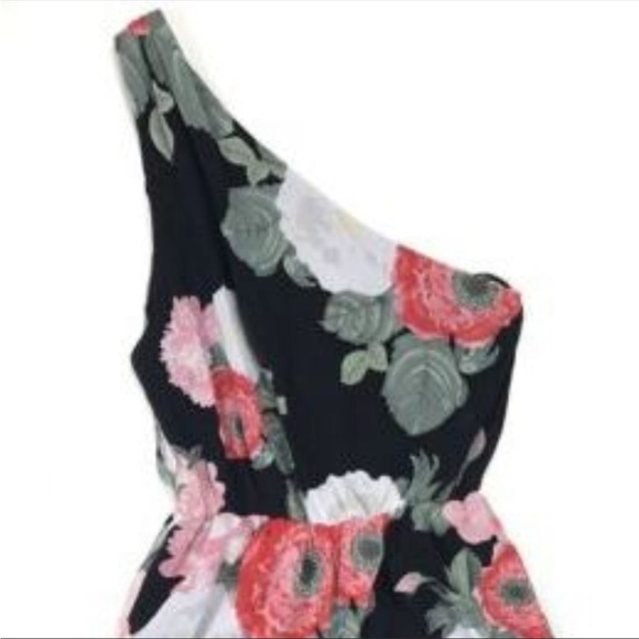 Alice + Olivia. Silk Floral Jumpsuit. Tall 4 - Picture 2 of 9